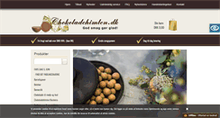 Desktop Screenshot of chokoladehimlen.dk